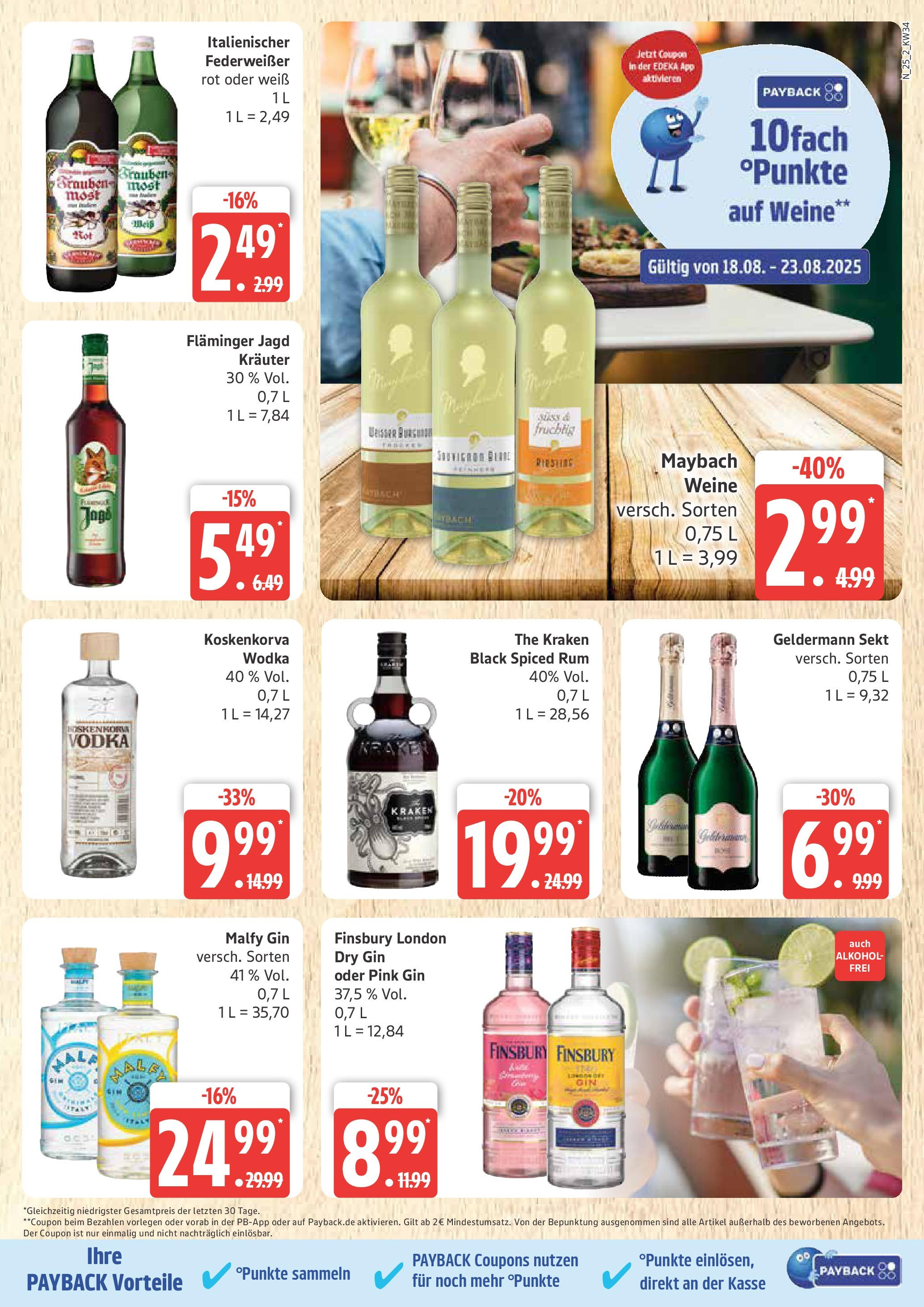 Marktkauf - Marktkauf: Wochenangebote (ab 17.08.2025) » Angebote ab Montag | Seite: 25 | Produkte: Sekt, Rum, Gin, Wodka Marktkauf - Marktkauf: Wochenangebote (ab 17.08.2025) » Angebote online | Seite: 25 | Produkte: Sekt, Rum, Gin, Wodka