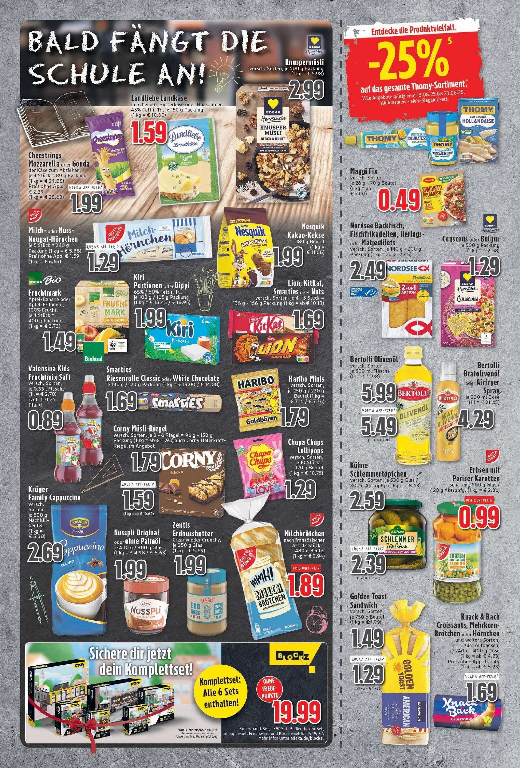 Edeka prospekt Moers	 (ab 17.08.2025) » Angebote Online | Seite: 6 | Produkte: Maggi, Smarties, Äpfel, Valensina