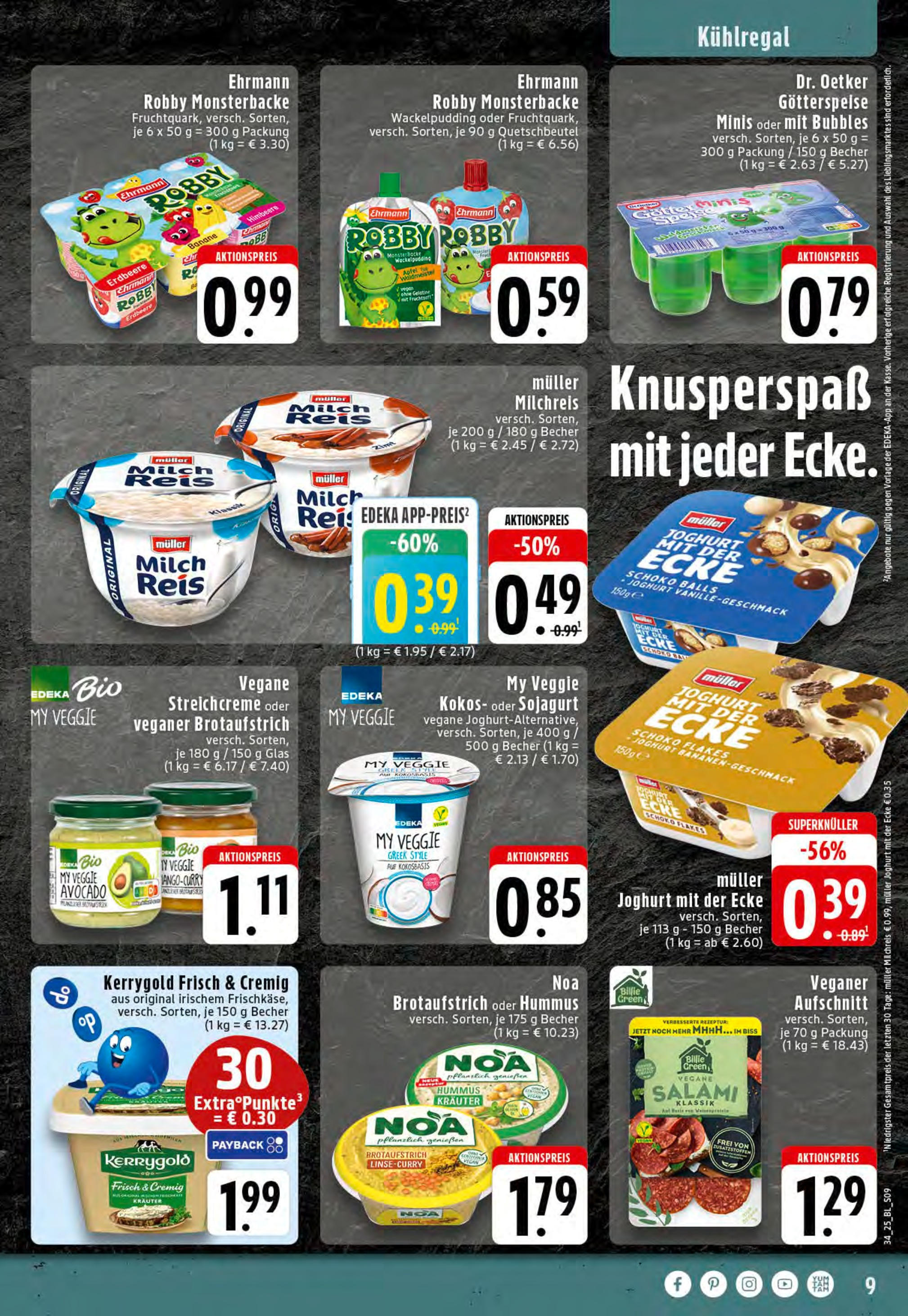 Edeka prospekt Essen	 (ab 17.08.2025) » Angebote Online | Seite: 9 | Produkte: Milch, Joghurt, Äpfel, Monster