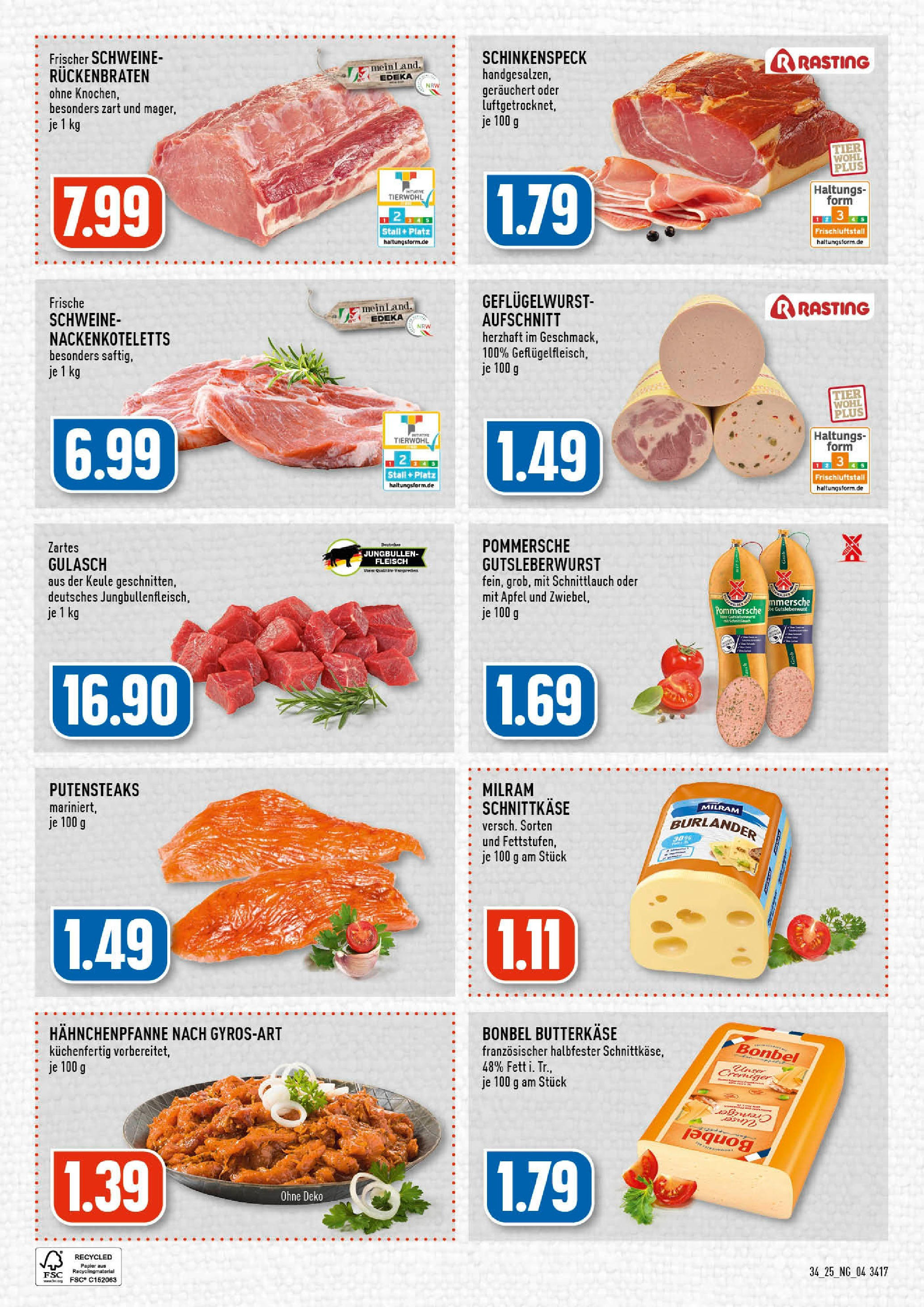 Edeka prospekt Wermelskirchen (ab 17.08.2025) » Angebote Online | Seite: 4 | Produkte: Äpfel, Milram, Gulasch, Fleisch Edeka prospekt Wermelskirchen (ab 17.08.2025) » Angebote Online | Seite: 4 | Produkte: Äpfel, Milram, Gulasch, Fleisch