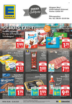 Edeka prospekt Selfkant-Wehr	 gültig ab dem 17.08.2025