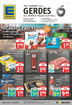 Edeka prospekt Oberhausen	 gültig ab dem 17.08.2025