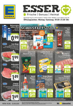 Weihenstephan haltbare Milch, 1,5% oder 3,8% Fett, je 1 l Packung - gültig ab dem 17.08.2025 | Seite: 1 | Produkte: Haltbare milch, Landliebe butter, Kinder riegel, Steak