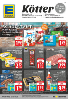Edeka prospekt Neunkirchen - Seelscheid	 gültig ab dem 17.08.2025