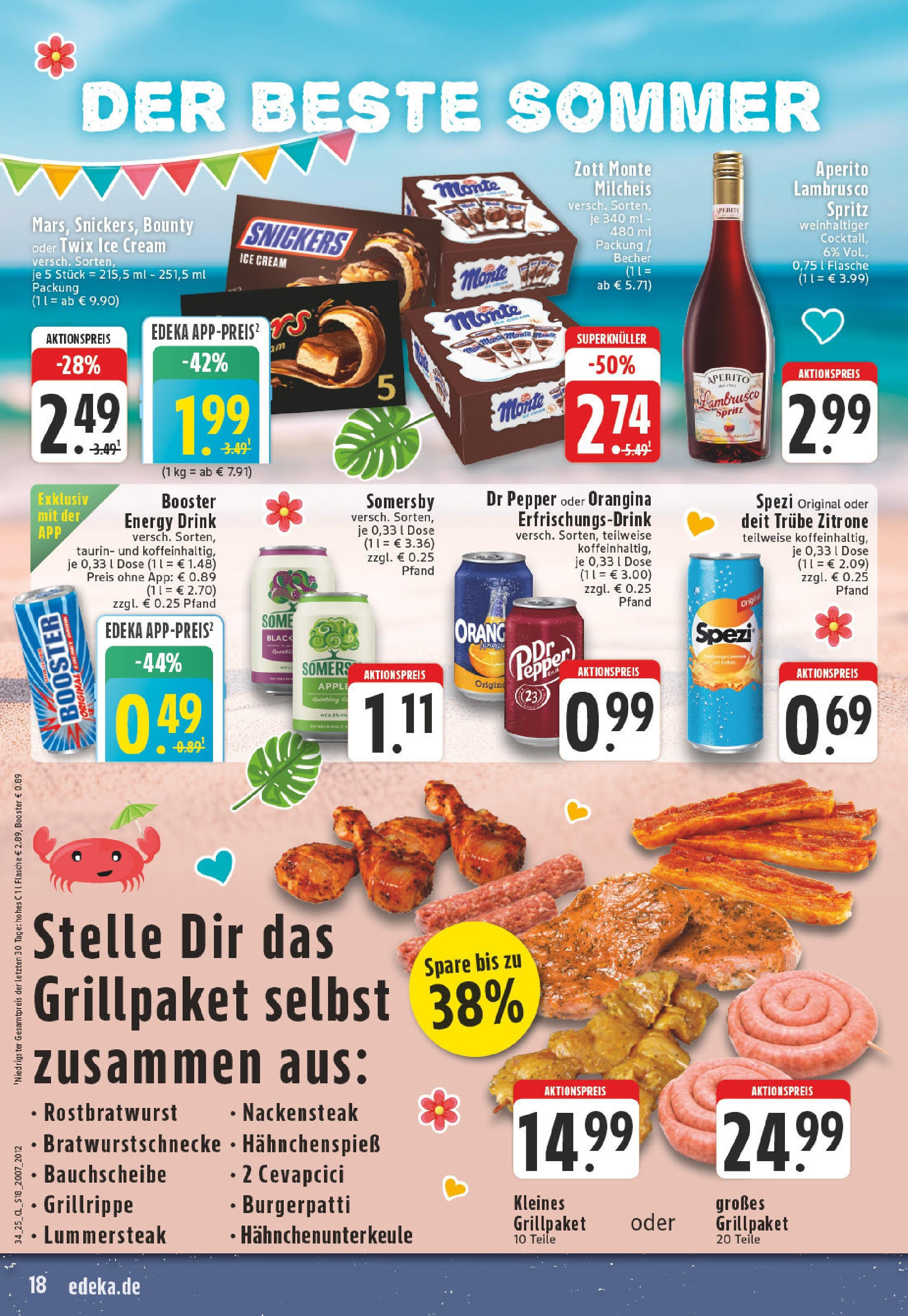 Edeka prospekt Krefeld	 (ab 17.08.2025) » Angebote Online | Seite: 18 | Produkte: Apple, Twix, Zitrone, Hohes c