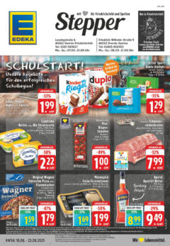 Edeka prospekt Voerde - Friedrichsfeld	 - gültig ab dem 17.08.2025 | Seite: 1 | Produkte: Butter, Ritter sport, Fisch, Uhr
