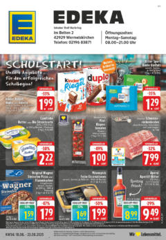 Edeka prospekt Wermelskirchen	 gültig ab dem 17.08.2025
