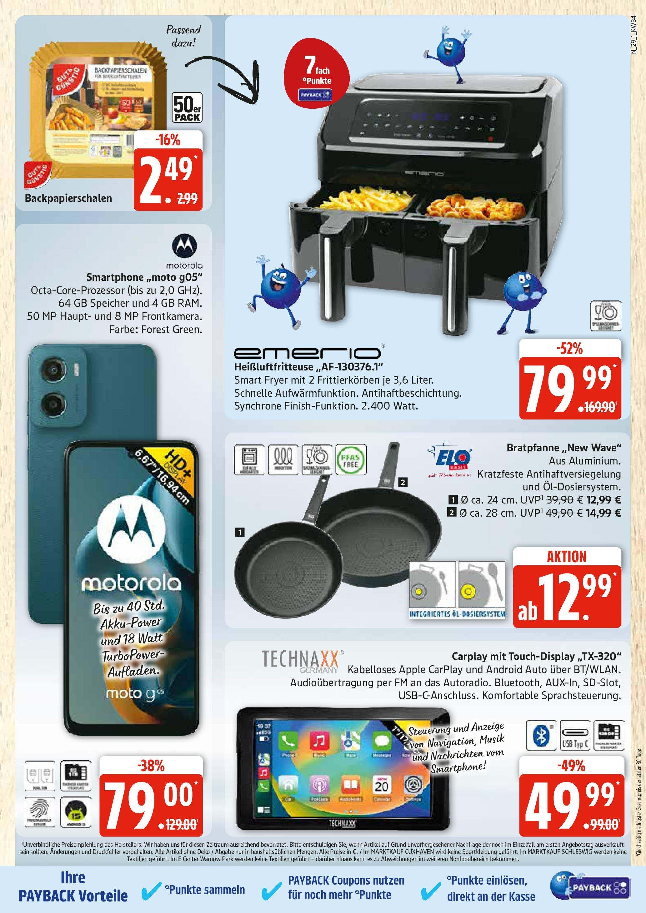 Edeka prospekt Rostock	 (ab 17.08.2025) » Angebote Online | Seite: 29 | Produkte: USB, Apple, Heißluftfritteuse, Smartphone