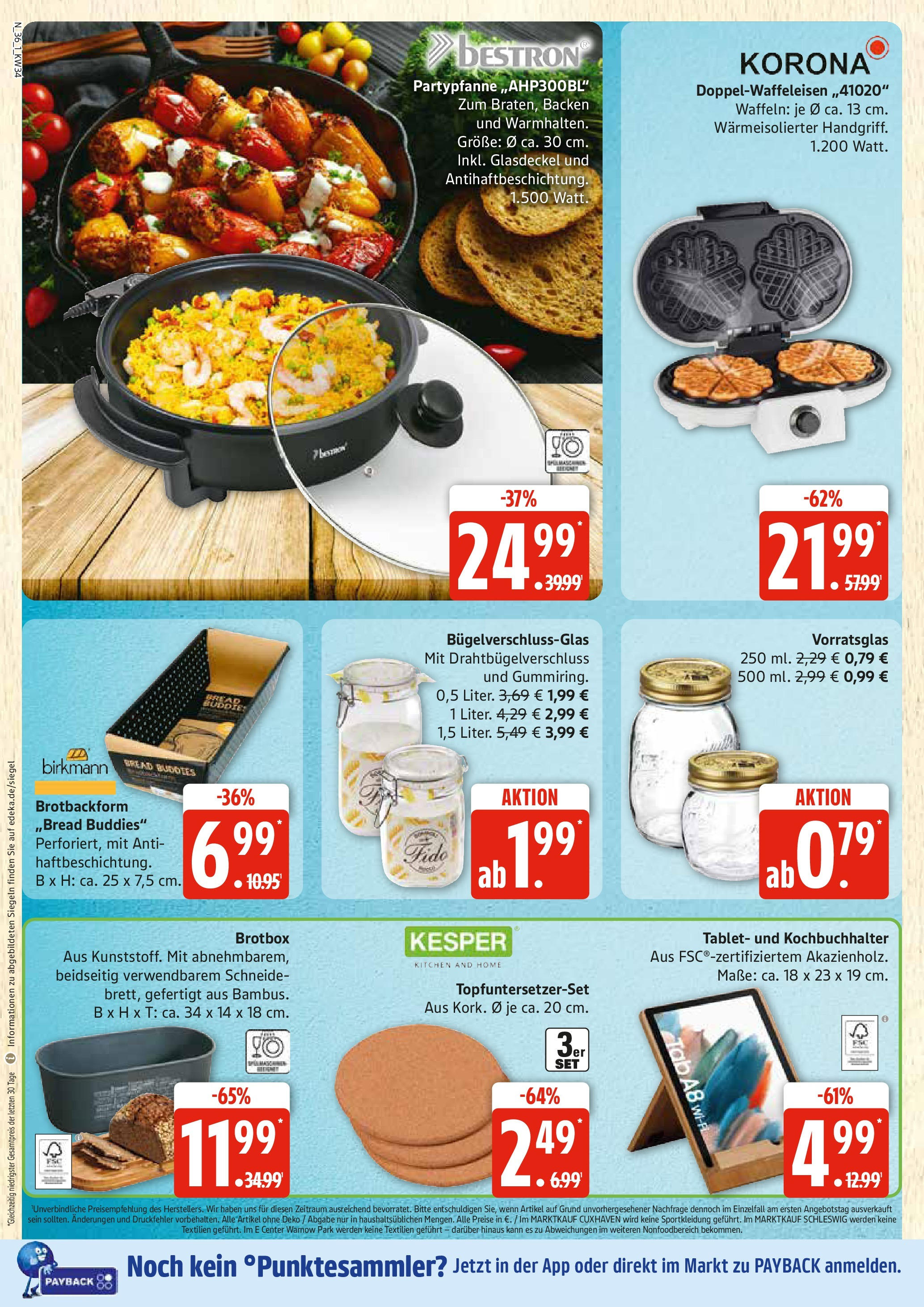 Edeka prospekt Rostock	 (ab 17.08.2025) » Angebote Online | Seite: 36 | Produkte: Box, Waffeln, Tablet