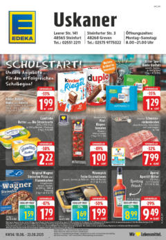 Edeka prospekt Steinfurt	 gültig ab dem 17.08.2025