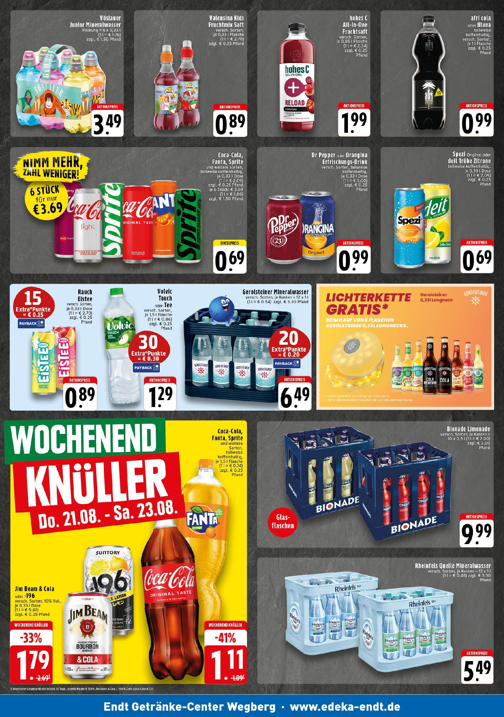 Edeka prospekt Wegberg (ab 18.08.2025) » Angebote Online | Seite: 2 | Produkte: Volvic touch, Tee, Fruchtsaft, Rheinfels quelle Edeka prospekt Wegberg (ab 18.08.2025) » Angebote Online | Seite: 2 | Produkte: Volvic touch, Tee, Fruchtsaft, Rheinfels quelle