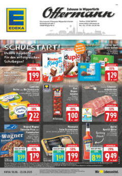Edeka prospekt Wipperfürth	 gültig ab dem 17.08.2025