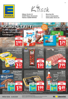 Edeka prospekt Hünxe-Drevenack	 gültig ab dem 17.08.2025