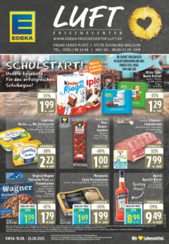 Edeka prospekt Duisburg-Walsum	 gültig ab dem 17.08.2025