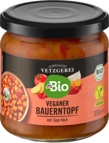 dmBio Veganer Bauerntopf mit Soja-Hack