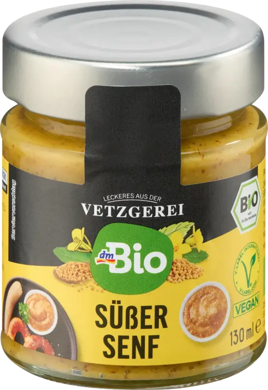 dmBio Veganer S&uuml;&szlig;er Senf