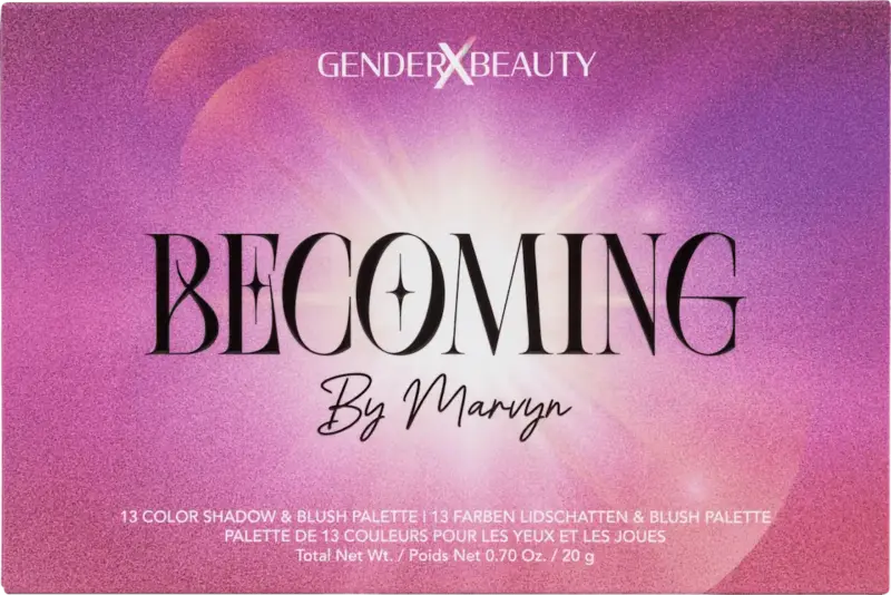 Gender X Beauty Lidschatten & Blush Palette, Becoming by Marvyn