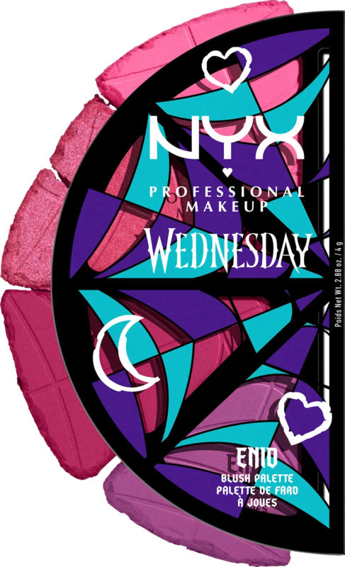 NYX PROFESSIONAL MAKEUP Blushpalette Wednesday Stained Glass