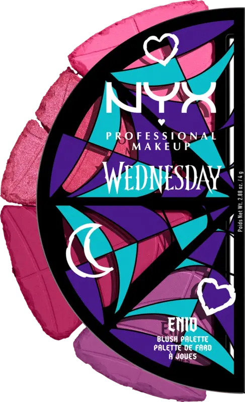 NYX PROFESSIONAL MAKEUP Blushpalette Wednesday Stained Glass