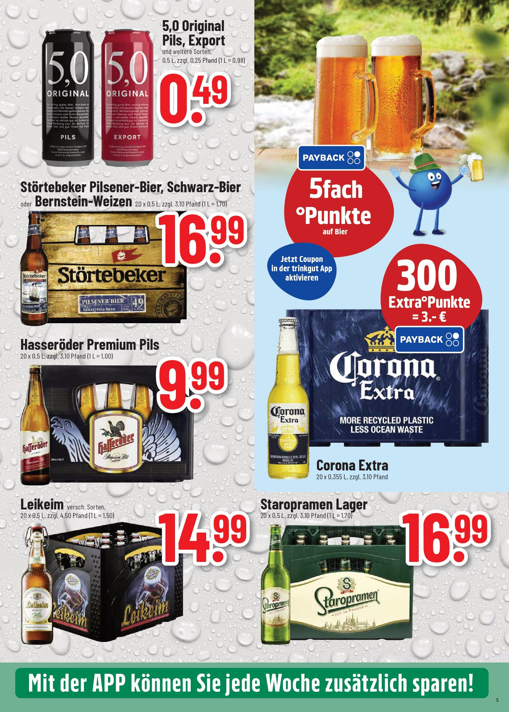 Trinkgut prospekt Idstein	 (ab 17.08.2025) » Angebote online | Seite: 5 | Produkte: Bier, Pils, Hasseröder
