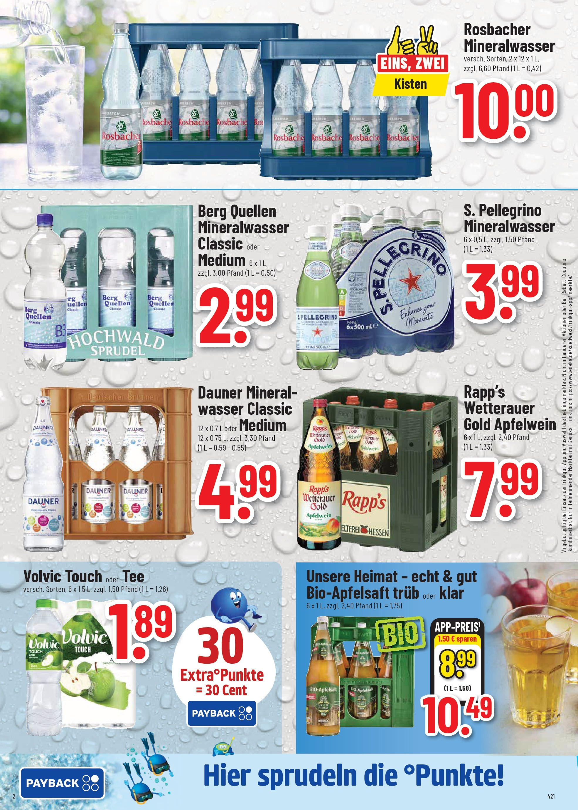 Trinkgut prospekt Wittlich	 (ab 17.08.2025) » Angebote online | Seite: 2 | Produkte: Volvic touch, Wasser, Tee, Volvic