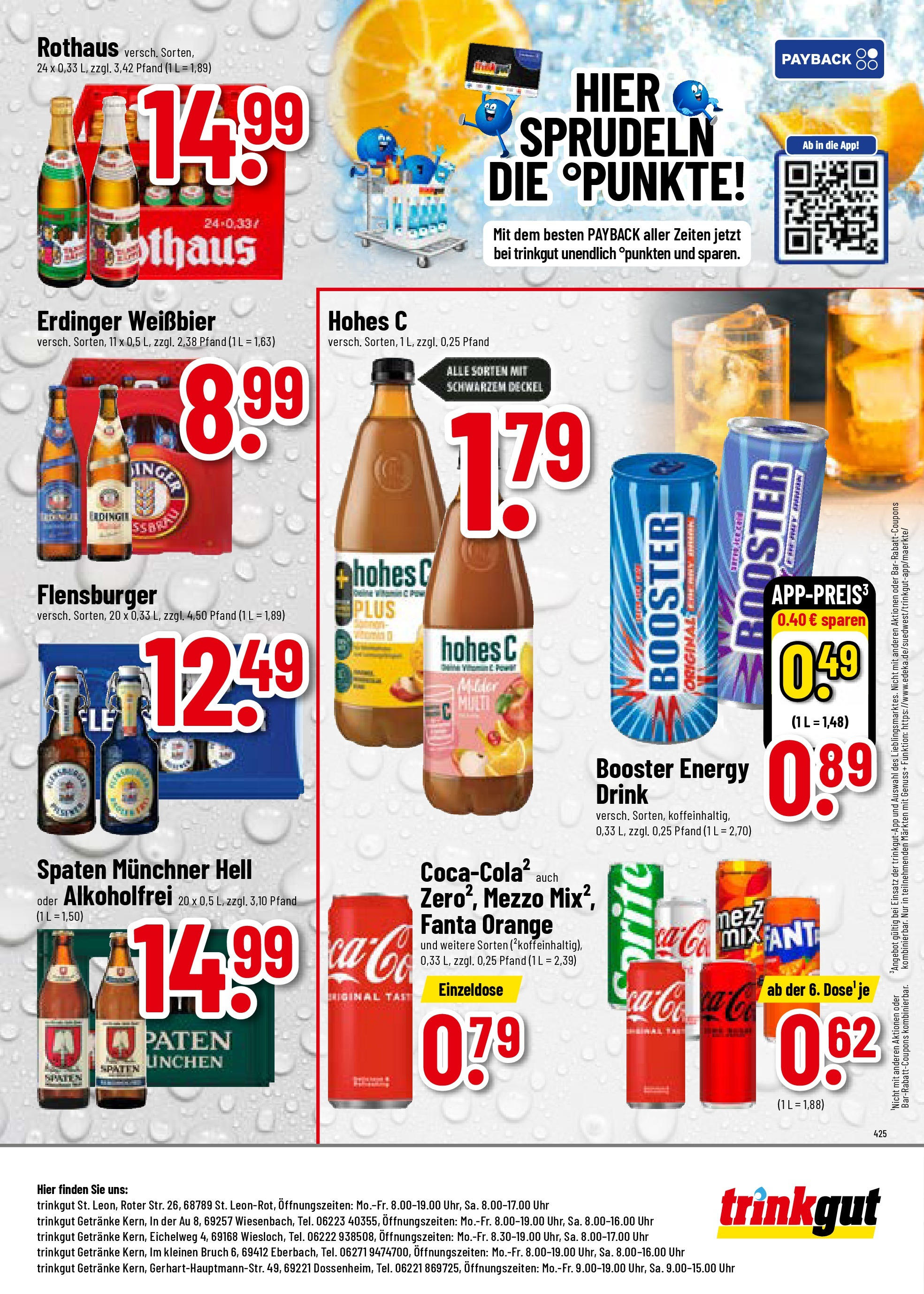 Trinkgut prospekt Wiesenbach	 (ab 17.08.2025) » Angebote online | Seite: 8 | Produkte: Fanta, Energy, Hohes c, Uhr
