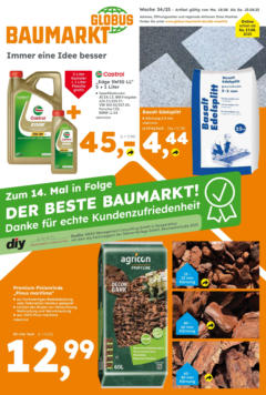Globus Baumarkt prospekt Homburg	 gültig ab dem 17.08.2025