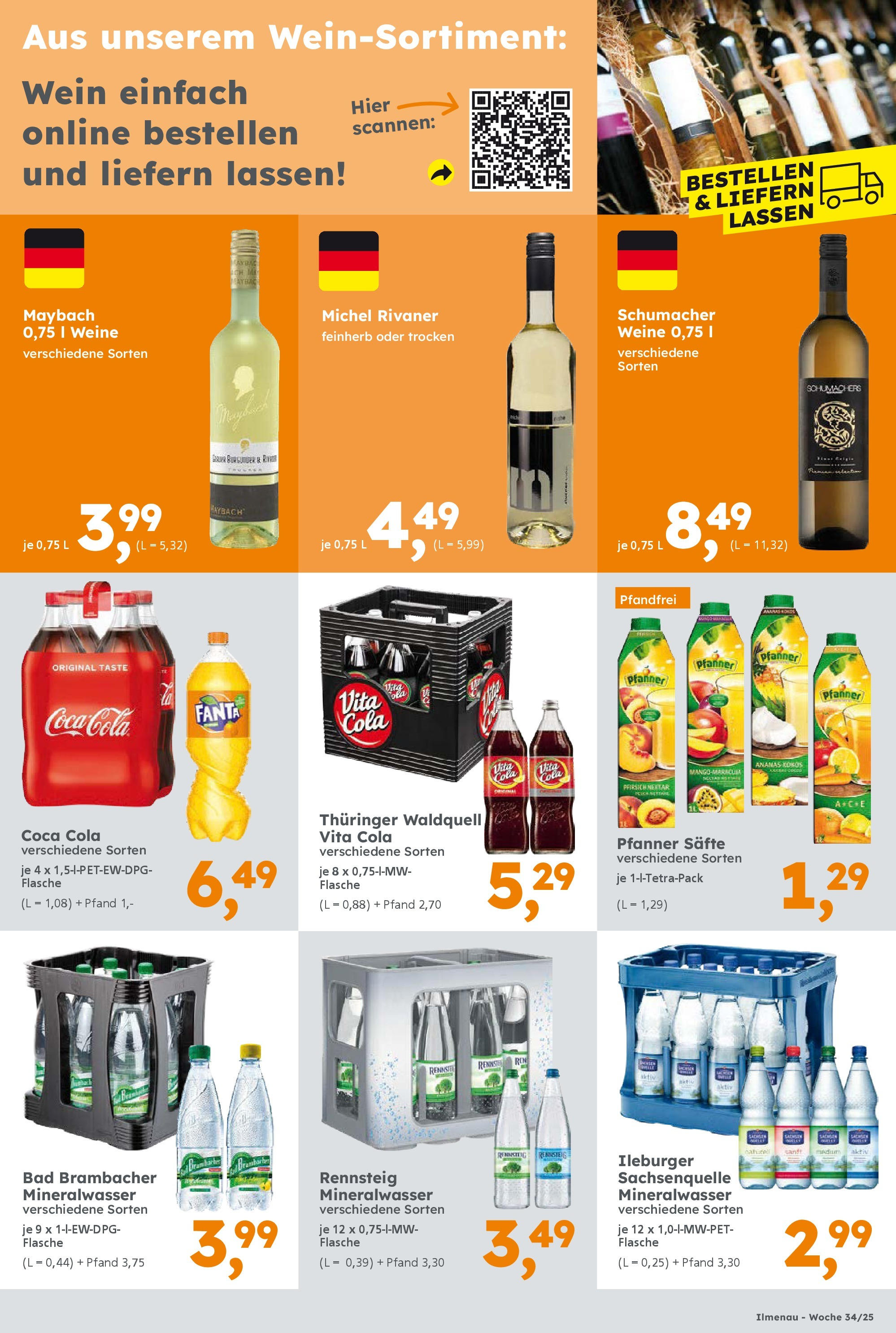 Globus Baumarkt prospekt Ilmenau	 (ab 17.08.2025) zum Blättern | Seite: 17 | Produkte: Coca cola, Fanta, Bad, Ananas