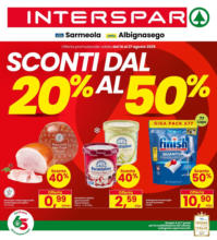 Sconti dal 20% al 50%