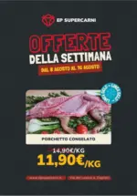 EP Supercarni Offerte della settimana - al 16.08.2025