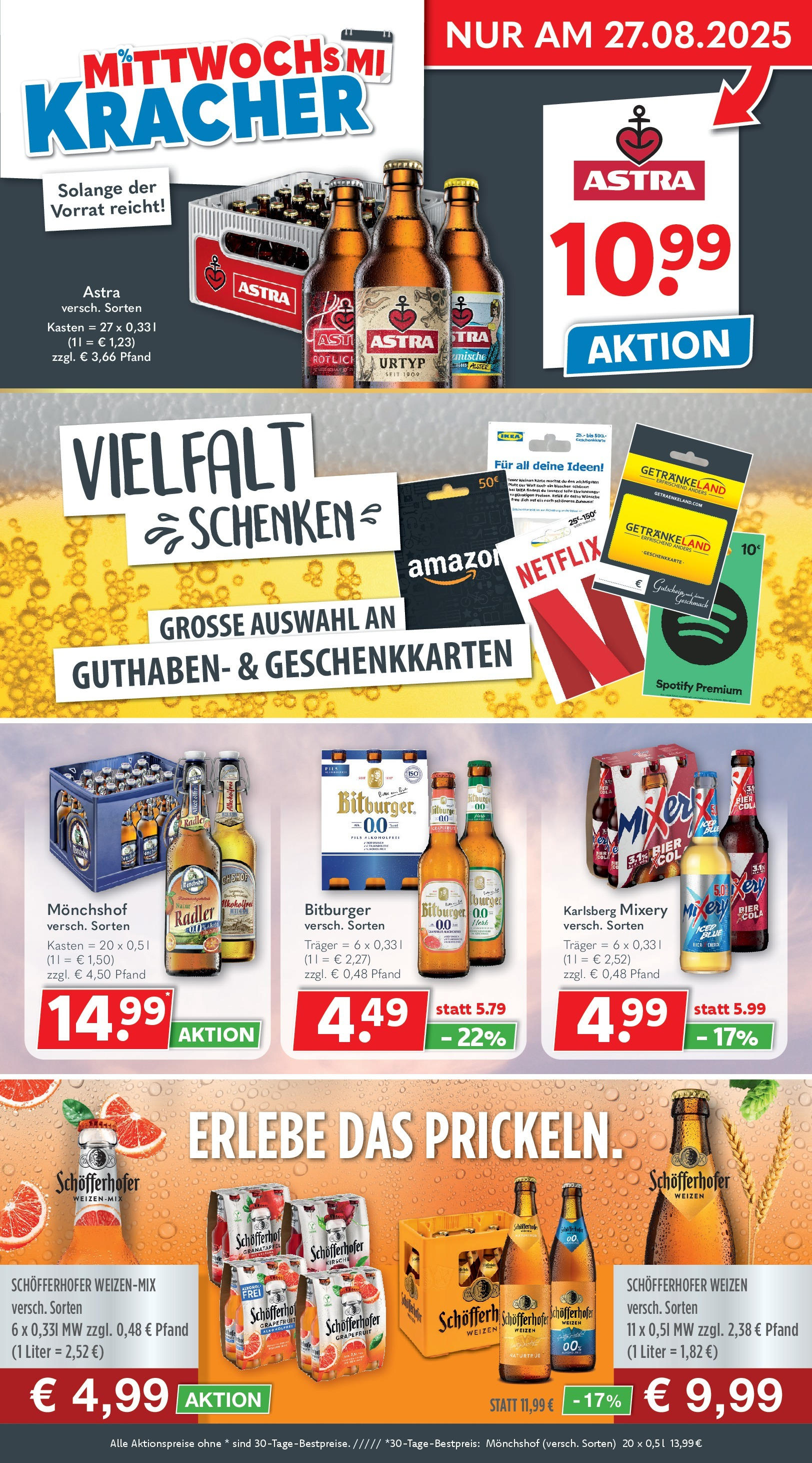 Getränkeland - Getränkeland: Getränkeangebote (ab 17.08.2025) zum Blättern | Seite: 3 | Produkte: Cola, Pils, Grapefruit, Radler