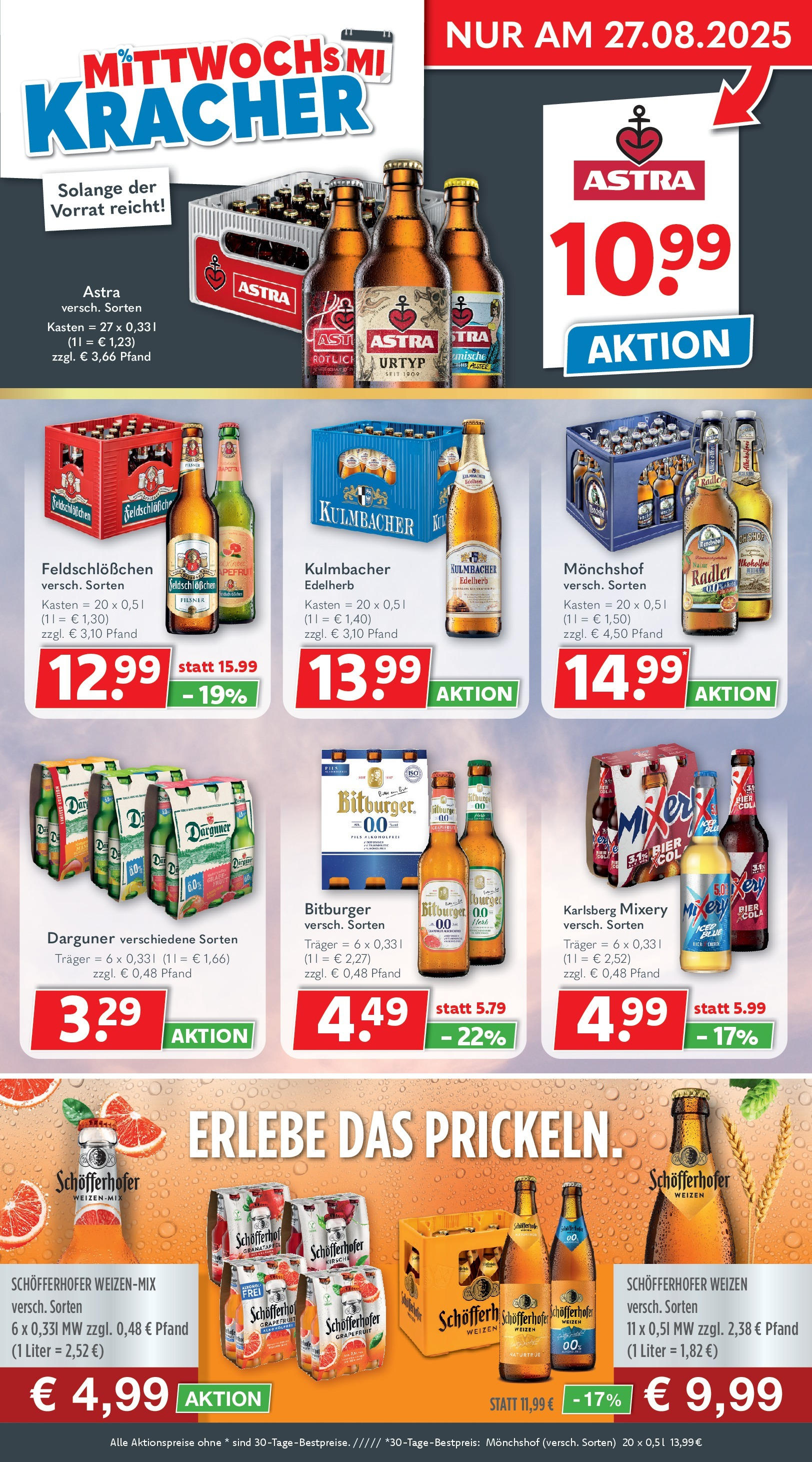 Getränkeland - Getränkeland: Getränkeangebote (ab 17.08.2025) zum Blättern | Seite: 3 | Produkte: Bitburger, Cola, Astra, Radler