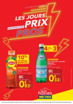 Metro Metro Les jours prix pros Restauration - au 27.08.2025