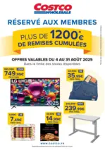 Costco RÉSERVÉ AUX MEMBRES - au 31.08.2025