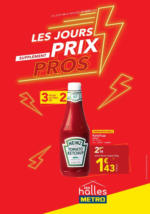 Metro Metro Les jours prix pros Supplément - au 27.08.2025