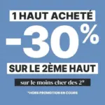 Bonobo -30% sur le 2ème haut - au 31.08.2025