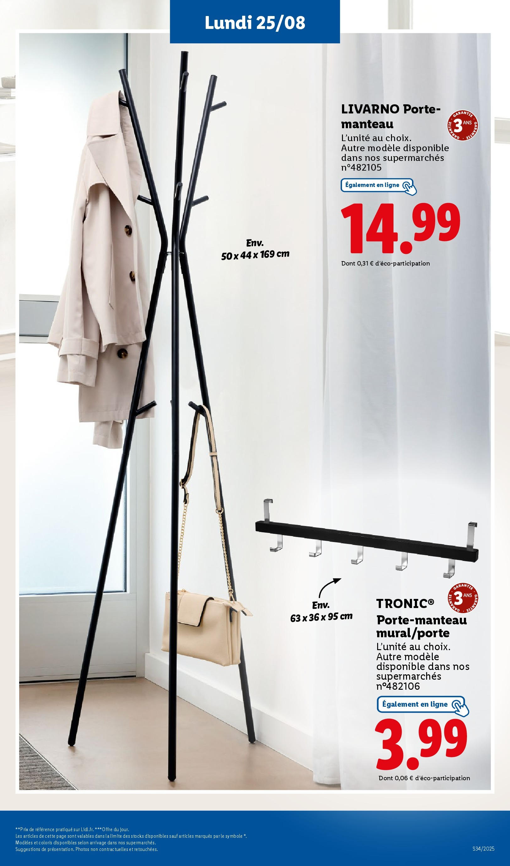 Catalogue LIDL du 20/08/2025 | Promo prospectus en ligne | Page: 59 | Produits: Porte, Manteau Catalogue LIDL du 20/08/2025 | Promo prospectus en ligne | Page: 59 | Produits: Porte, Manteau