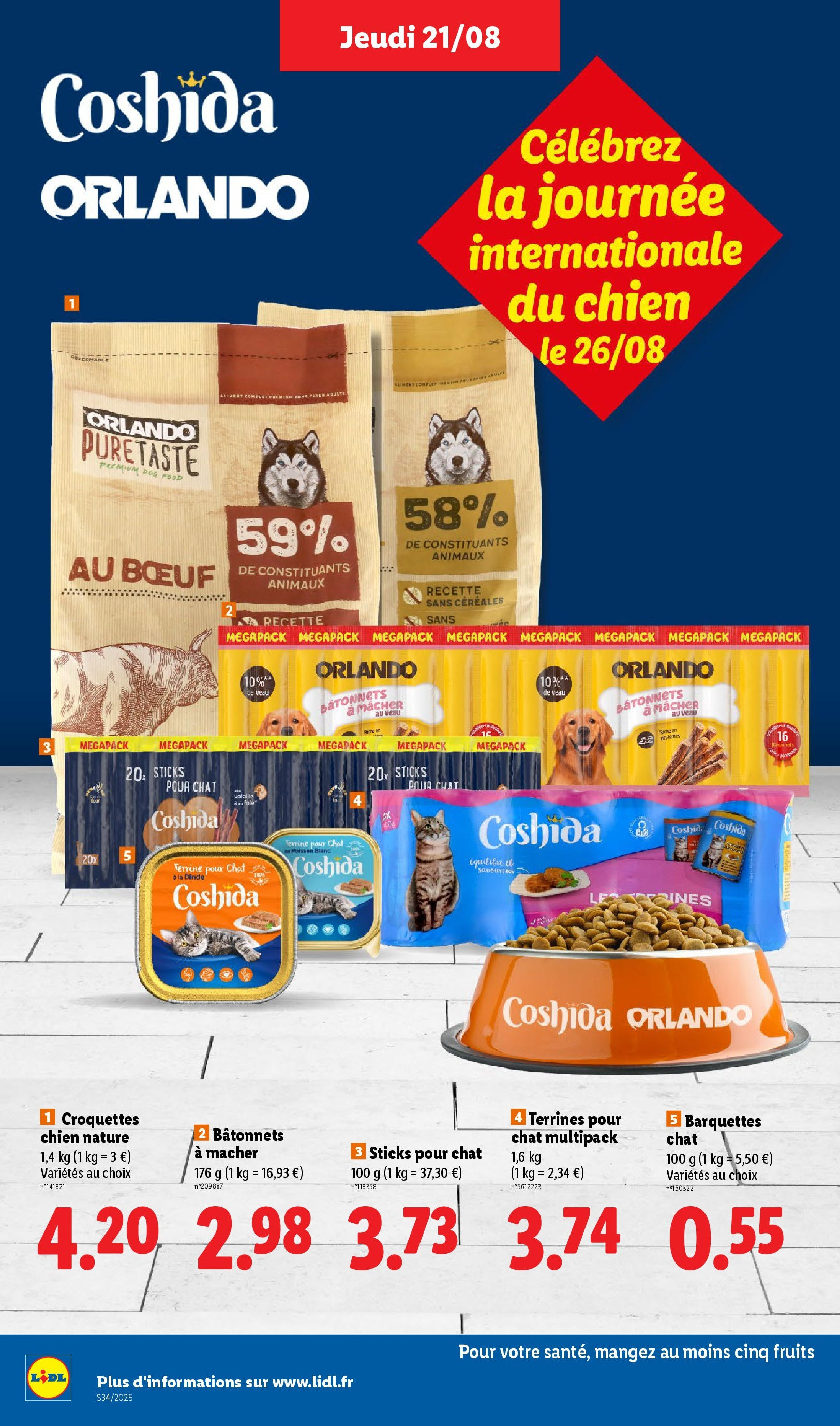 Catalogue LIDL du 20/08/2025 | Promo prospectus en ligne | Page: 8 | Produits: Poisson, Céréales Catalogue LIDL du 20/08/2025 | Promo prospectus en ligne | Page: 8 | Produits: Poisson, Céréales