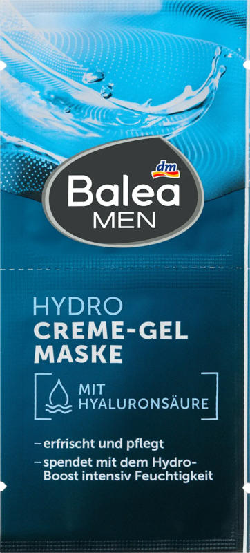 Balea MEN Gesichtsmaske Creme-Gel Hydro
