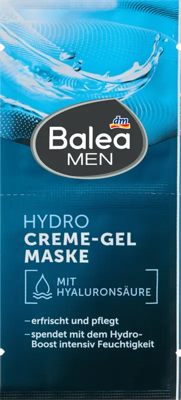 Balea MEN Gesichtsmaske Creme-Gel Hydro
