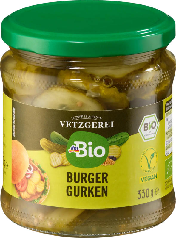 dmBio Vegane Burger Gurken