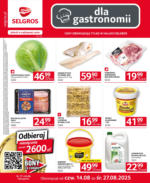 Oferta dla gastronomii Selgros – do 27.08.2025