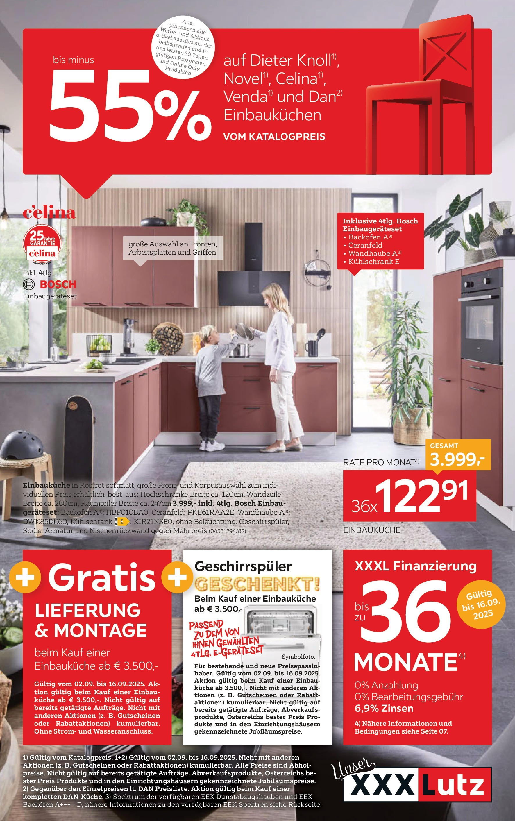  XXXLutz Küchen ab (02.09.2025 - 16.09.2025) - Seite 1