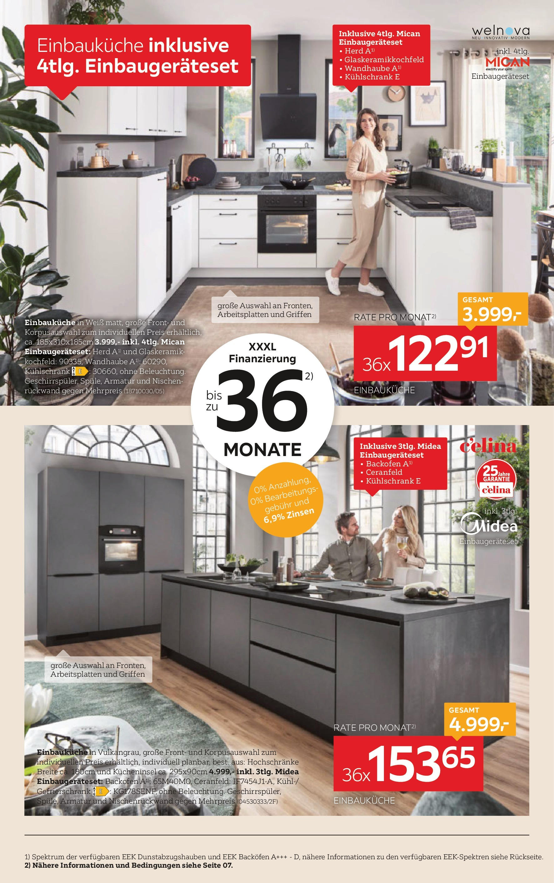 XXXLutz Küchen (02.09.2025) || Aktuelle Angebote | Seite: 4 | Produkte: Kühlschrank, Gefrierschrank, Herd, Kochfeld XXXLutz Küchen von 02.09.2025 - Aktuelle Angebote | Seite: 4 | Produkte: Kühlschrank, Gefrierschrank, Herd, Kochfeld