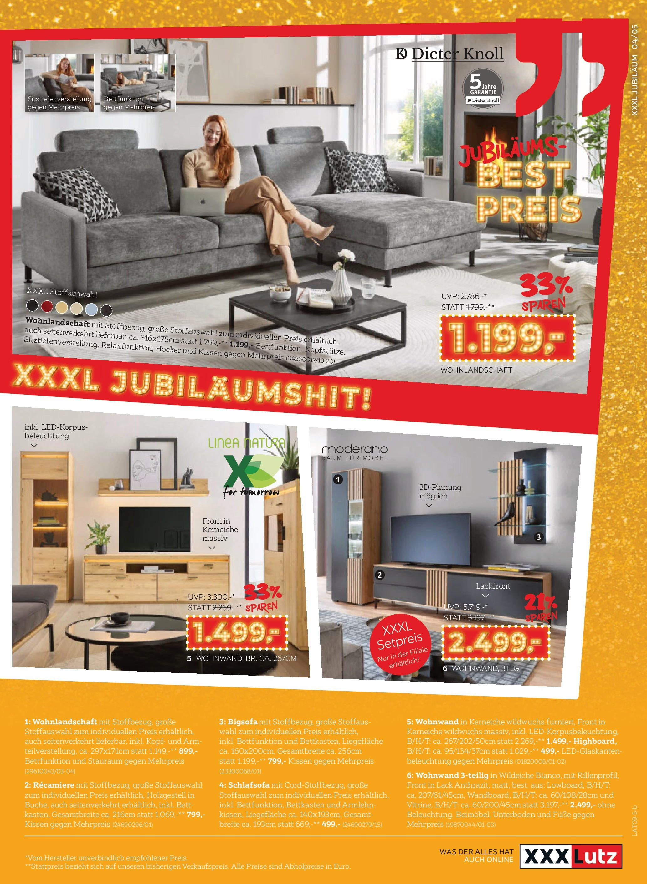 XXXLutz Jubiläum geschenke (02.09.2025) || Aktuelle Angebote | Seite: 5 | Produkte: Bett, Kissen XXXLutz Jubiläum geschenke von 02.09.2025 - Aktuelle Angebote | Seite: 5 | Produkte: Bett, Kissen