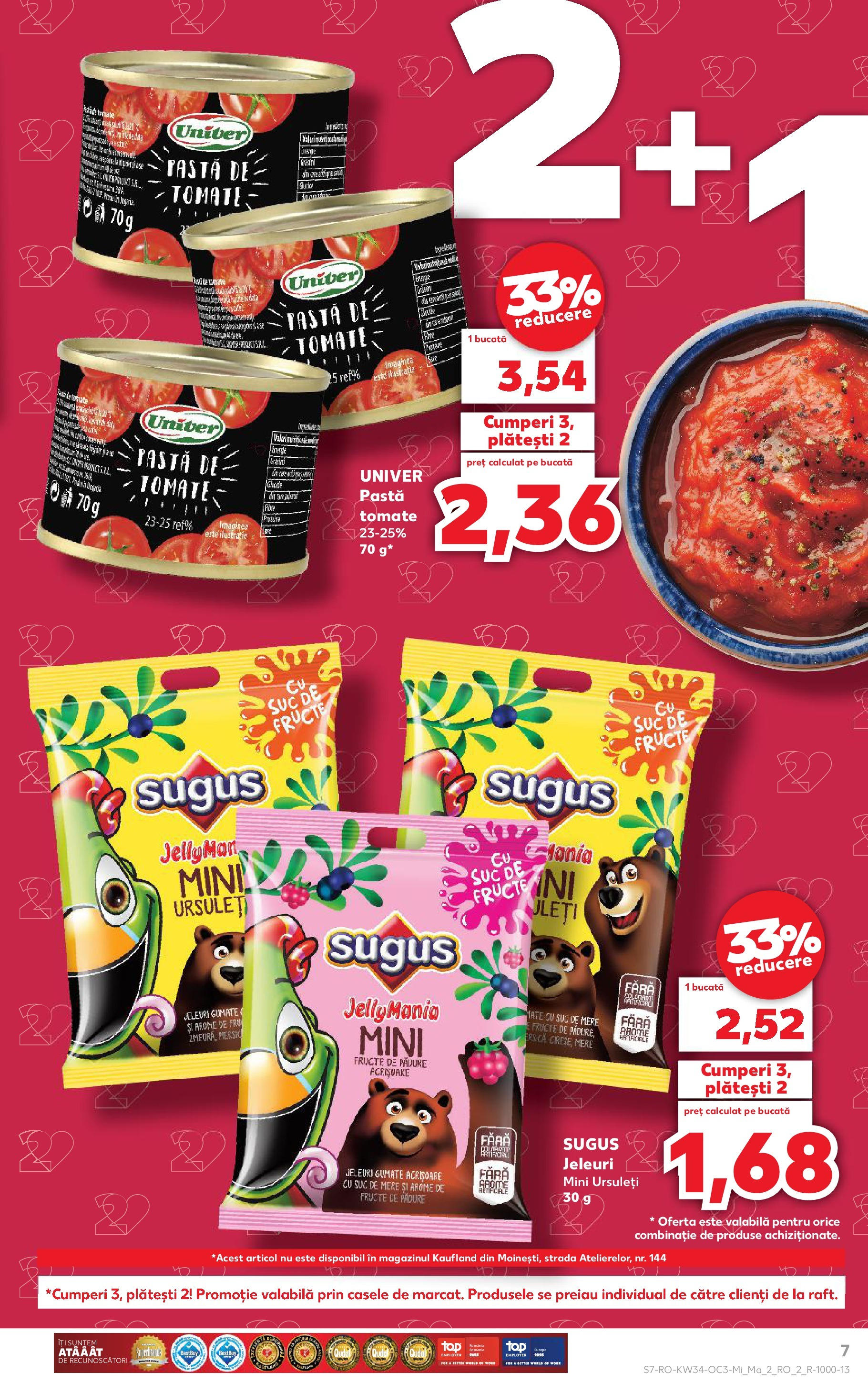 Catalog Kaufland - București 20.08.2025 - Revista si Oferta | Pagină: 7 | Produse: Pastă de tomate, Mere, Paste, Jeleuri
