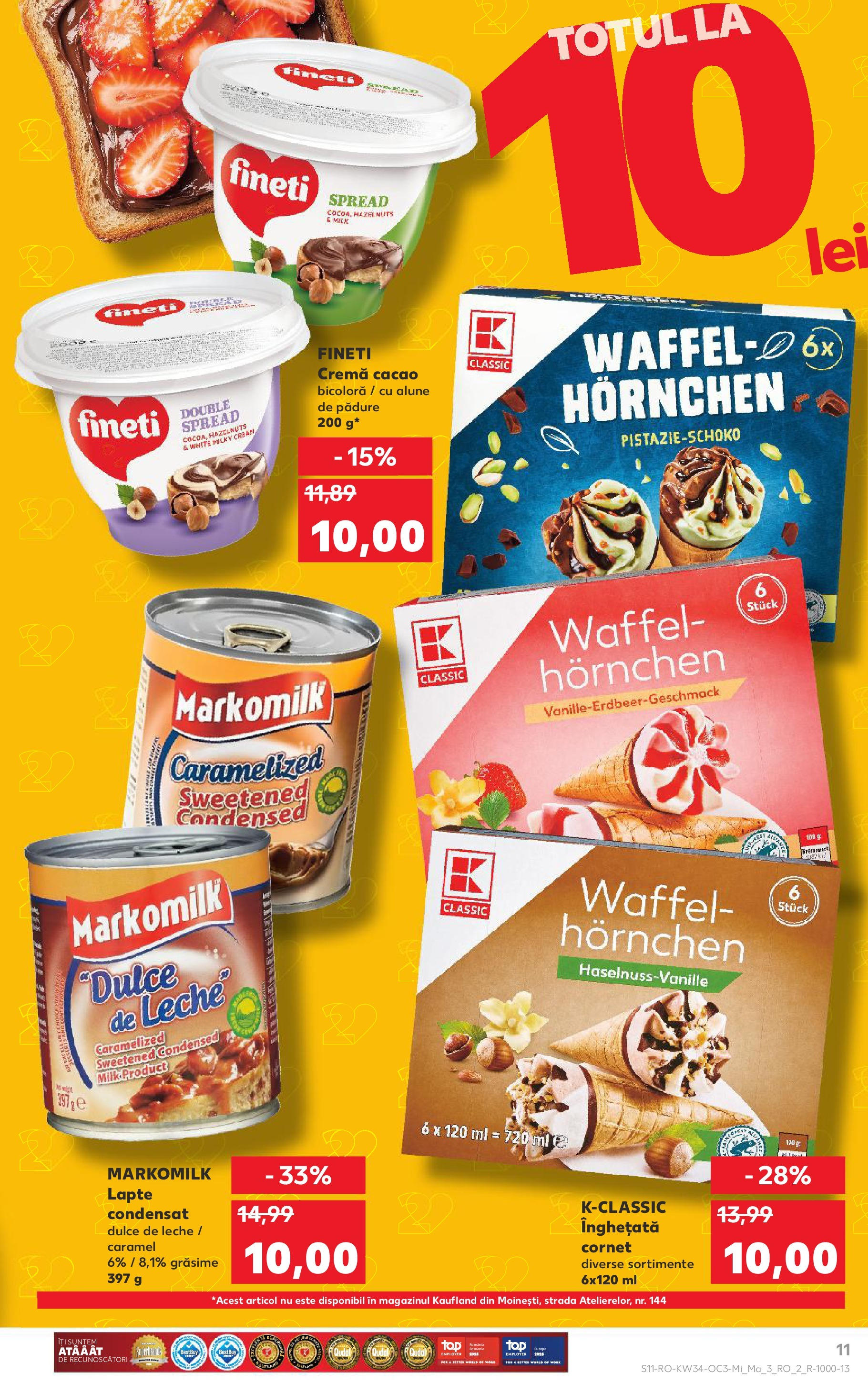 Catalog Kaufland - București 20.08.2025 - Revista si Oferta | Pagină: 11 | Produse: Alune, Lapte, Cremă, Cacao