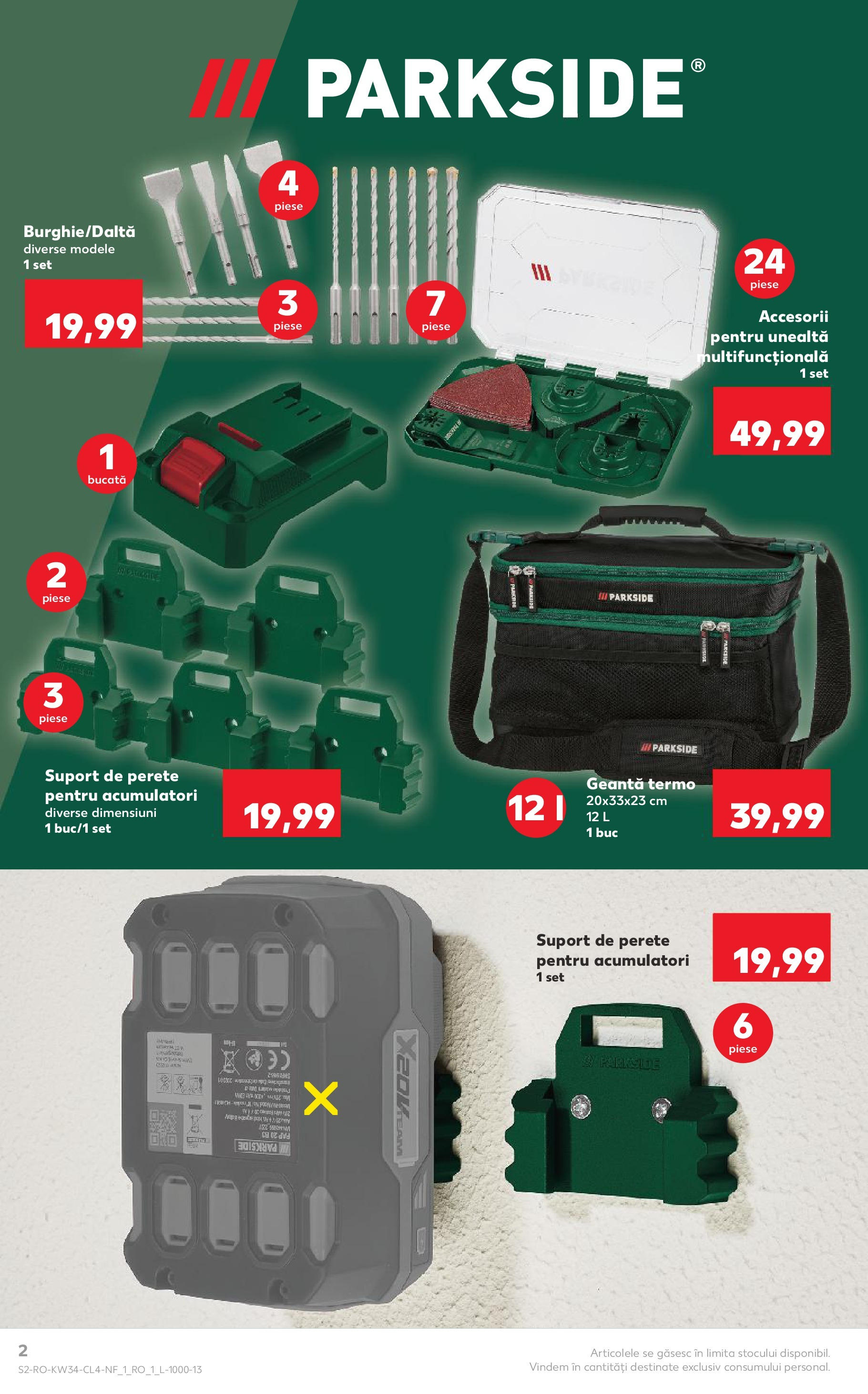 Catalog Kaufland - Tulcea 19.08.2025 - Revista si Oferta | Pagină: 2 | Produse: Geantă