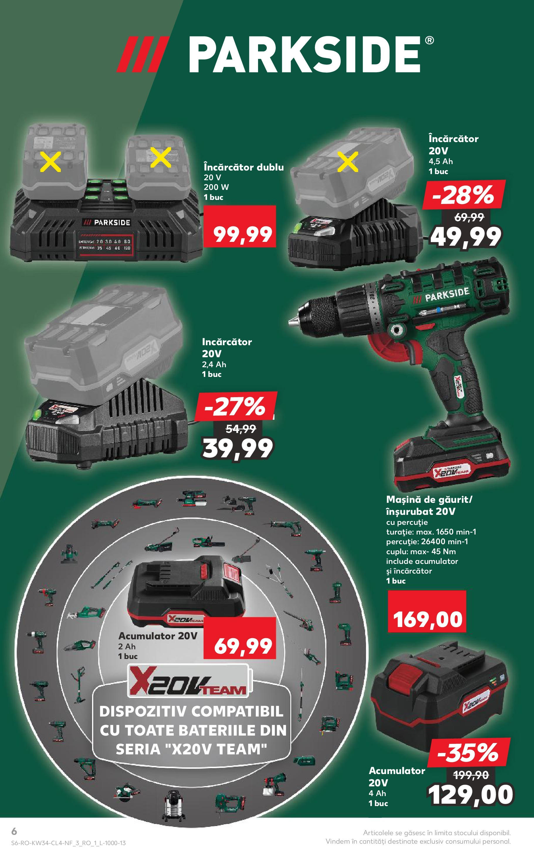 Catalog Kaufland - Tulcea 19.08.2025 - Revista si Oferta | Pagină: 6 | Produse: Încărcător