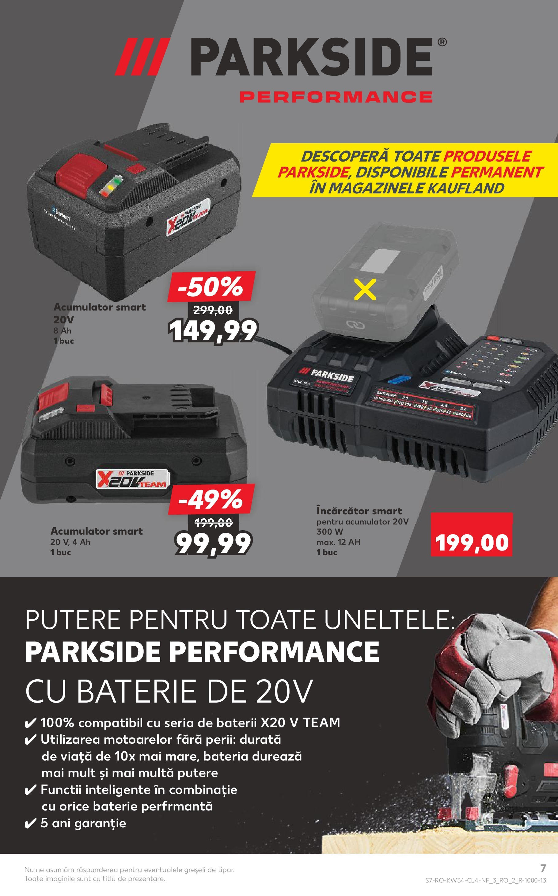 Catalog Kaufland - Tulcea 19.08.2025 - Revista si Oferta | Pagină: 7 | Produse: Încărcător, Baterie, Baterii